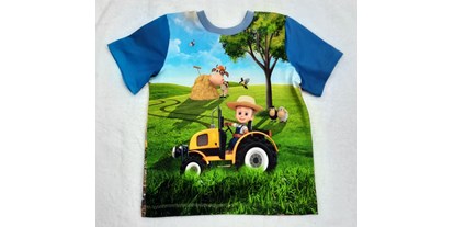regionale Unternehmen - Art der Abholung: Übergabe mit Kontakt - Ahrensbök - T-Shirt für kleine Farmer! - wollsocken&kindermode