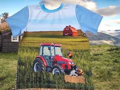 regionale Unternehmen - Versand möglich - Ahrensbök - T-Shirt für Jungen, die Trecker lieben! - wollsocken&kindermode