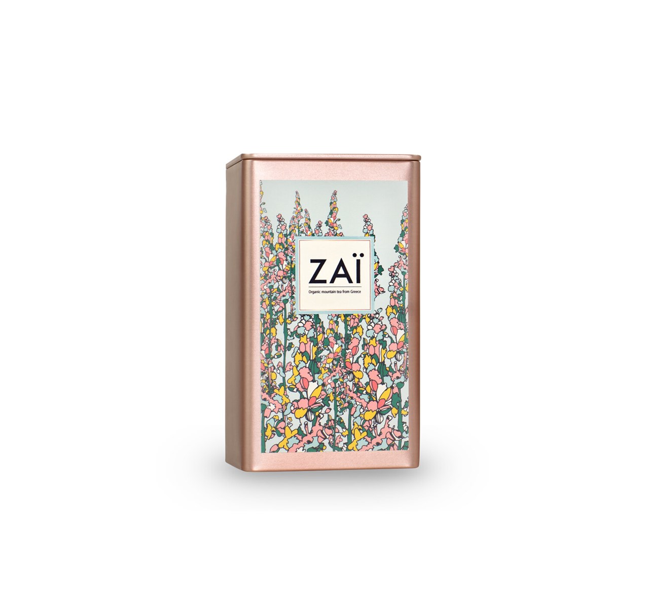Zai Tea Kleine Auswahl unserer Produkte ZAÏ - griechischer Bergtee - Bio - Rosé Gold pack